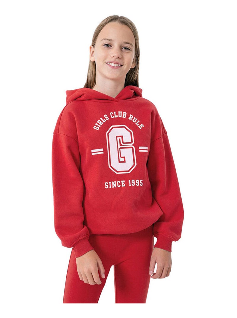 4F - Sweat à capuche HJZ22 JBLD004 Rouge - Kiabi