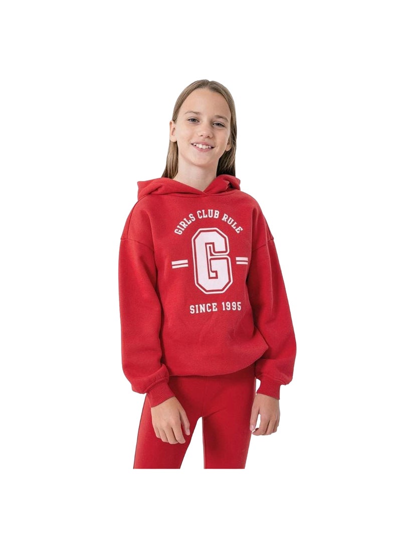 4F - Sweat à capuche HJZ22 JBLD004 Rouge - Kiabi