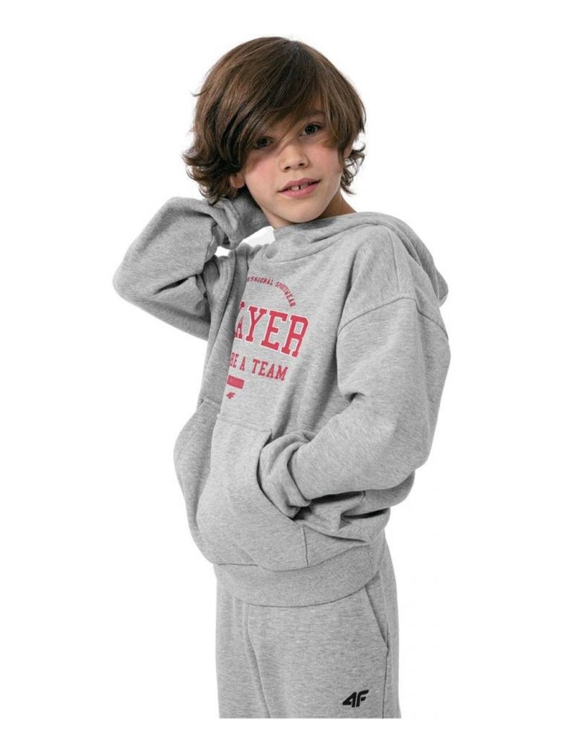 4F - Sweat à capuche HJZ22 JBLM006 Gris Gris clair - Kiabi