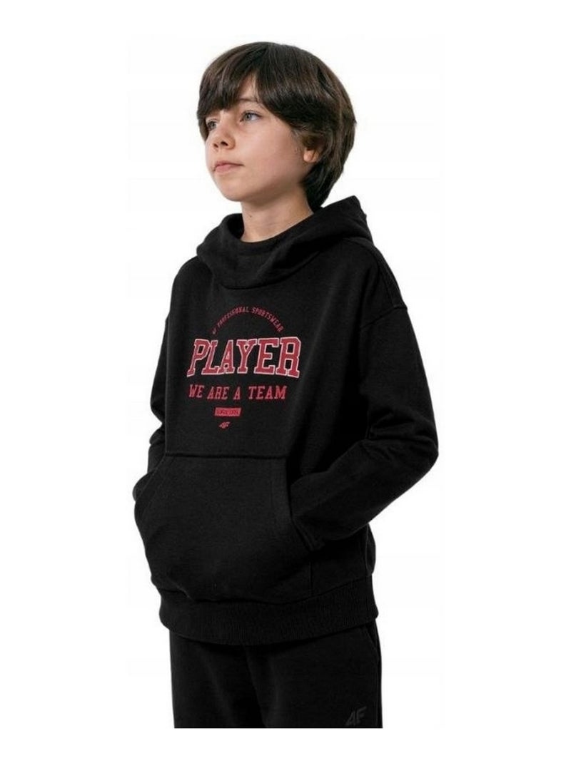 4F - Sweat à capuche HJZ22 Noir - Kiabi