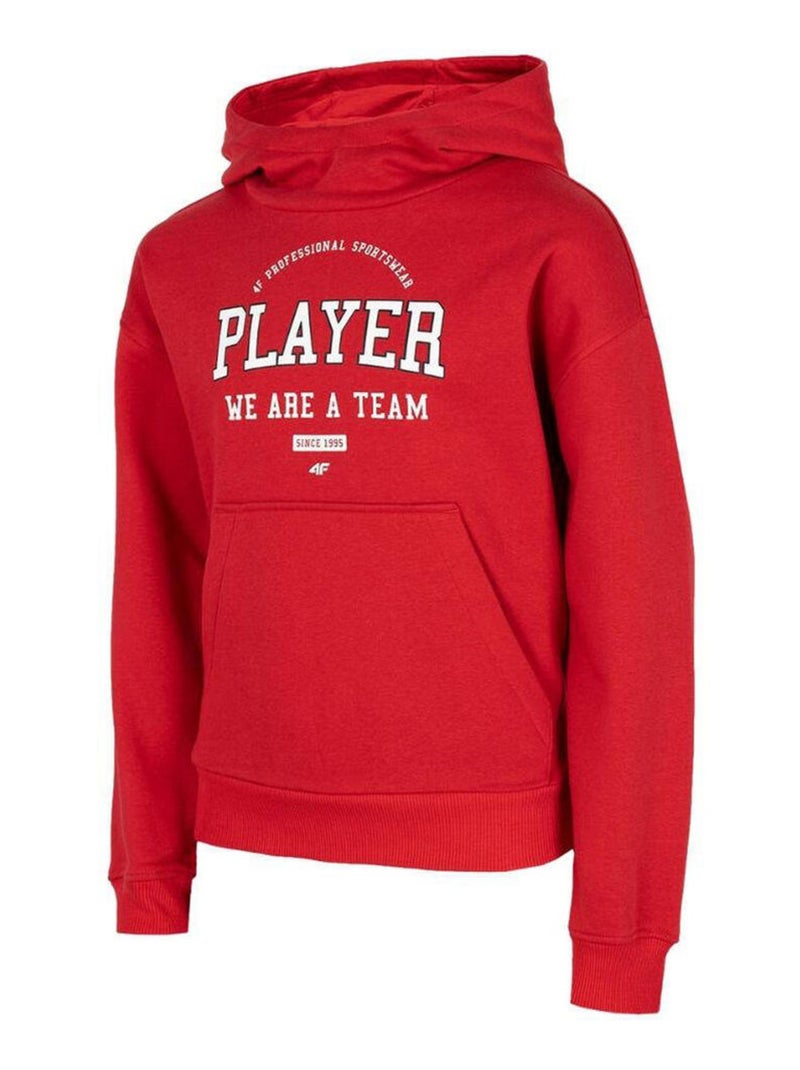 4F - Sweat à capuche PLAYER HJZ2 JBLM006 Rouge - Kiabi