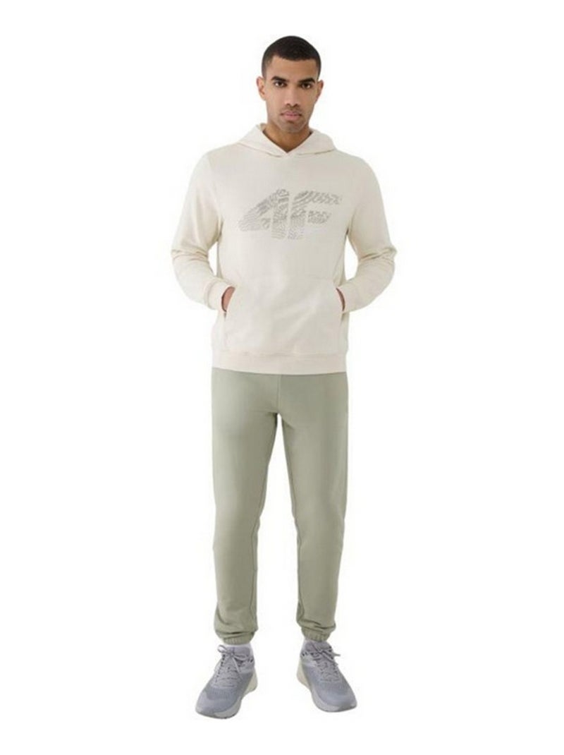 4F - Sweat à capuche style Logo M1585 Beige - Kiabi