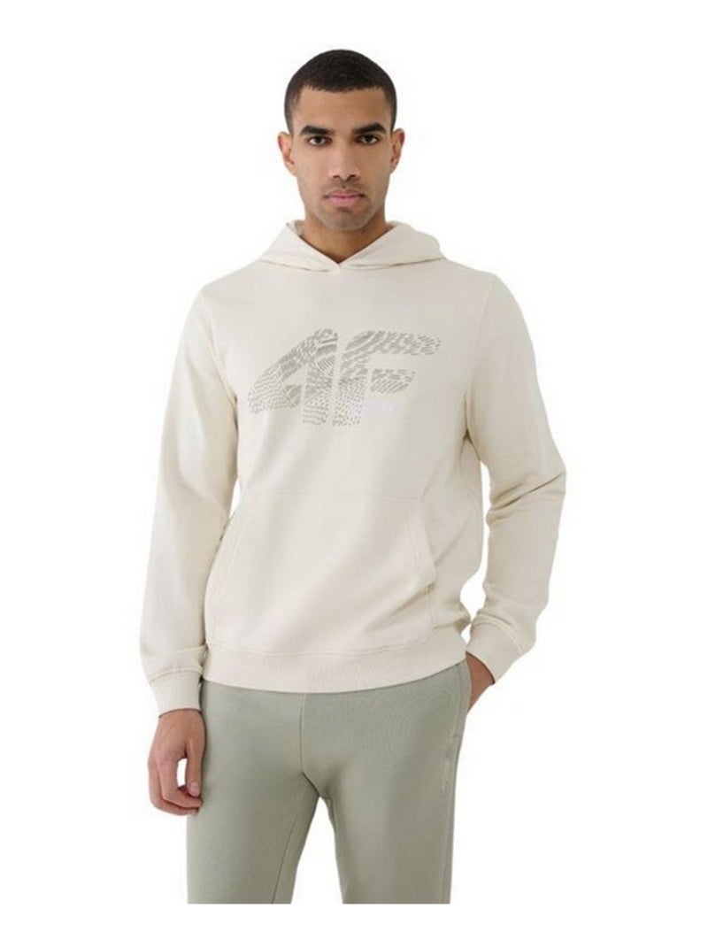 4F - Sweat à capuche style Logo M1585 Beige - Kiabi