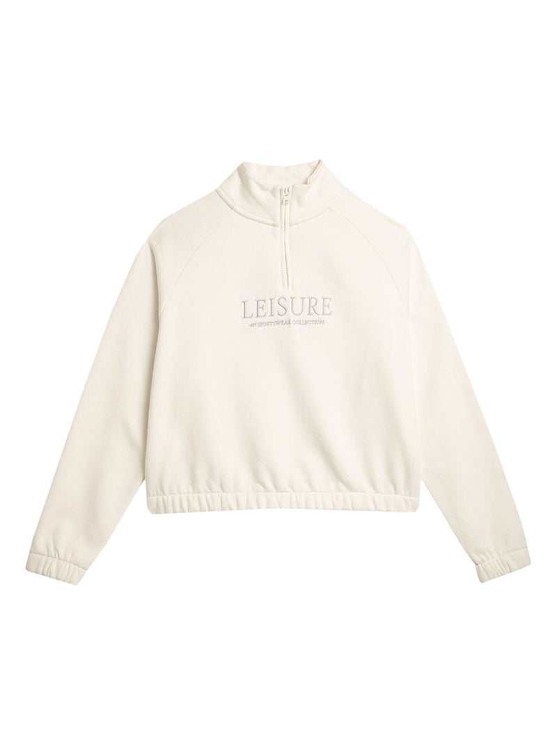 4F - Sweat F0718 Beige - Kiabi