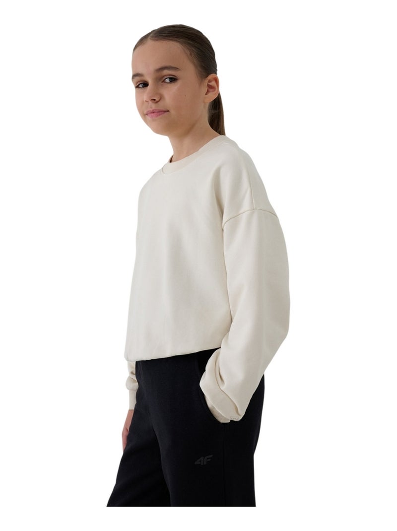 4F - Sweat F1479 Beige - Kiabi
