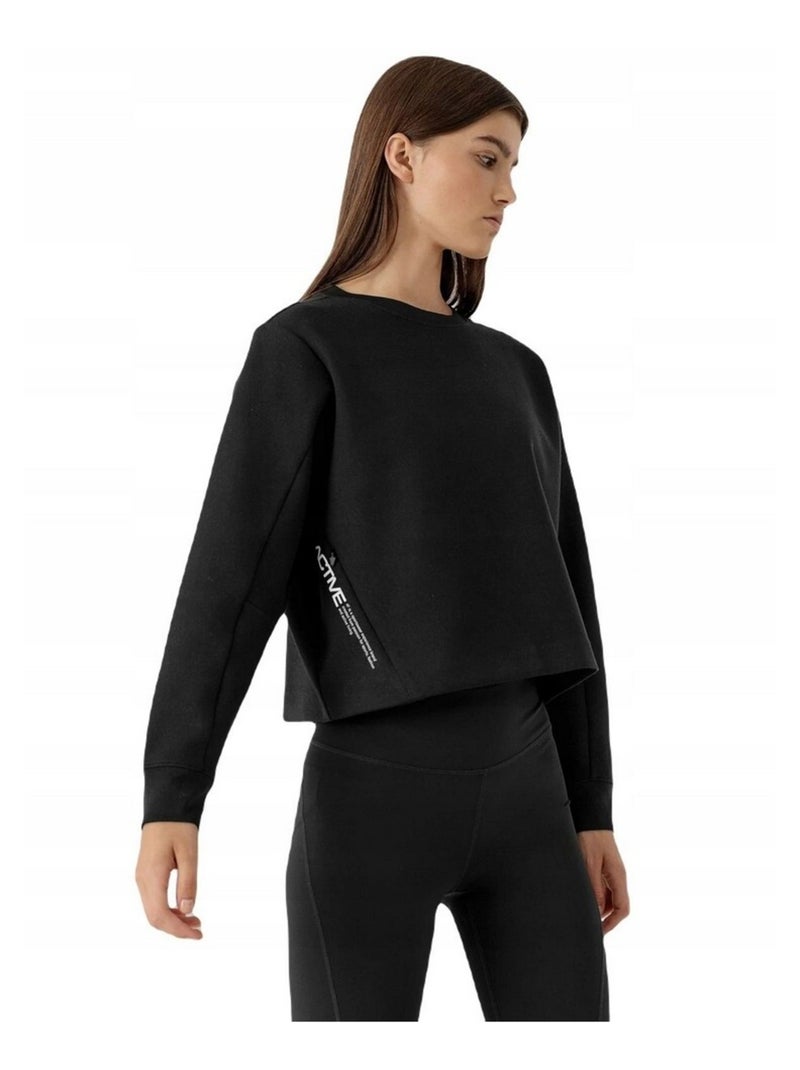 4F - Sweat H4Z21 BLD037 Noir - Kiabi