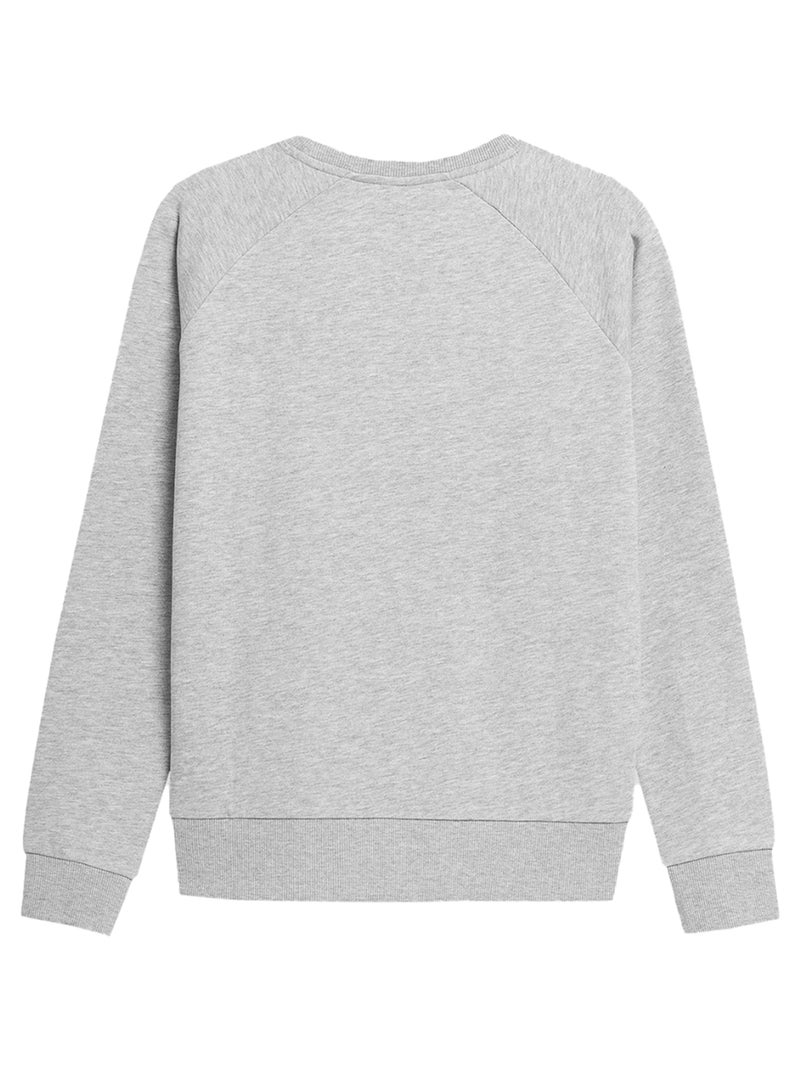 4F - Sweat motif/style logo Gris clair - Kiabi