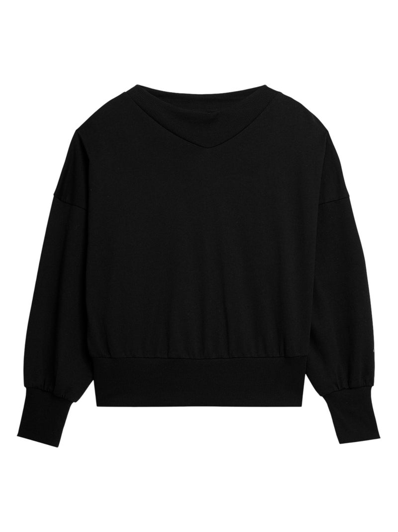 4F - Sweat motif/style logo Noir - Kiabi