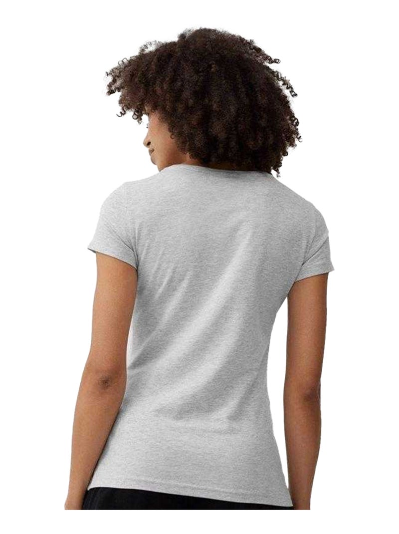 4F - T-shirt 4FSS23TTSHF580 Gris clair - Kiabi
