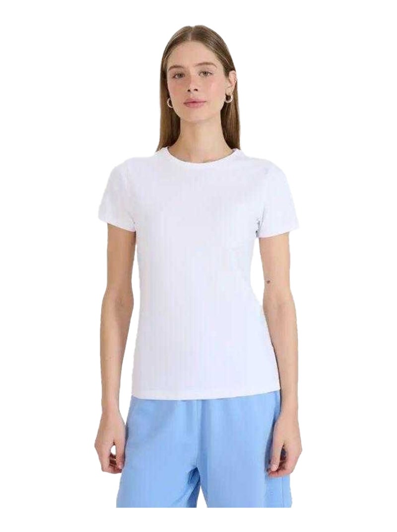 4F - T-shirt 4FWMM00TTSHF225 Blanc - Kiabi