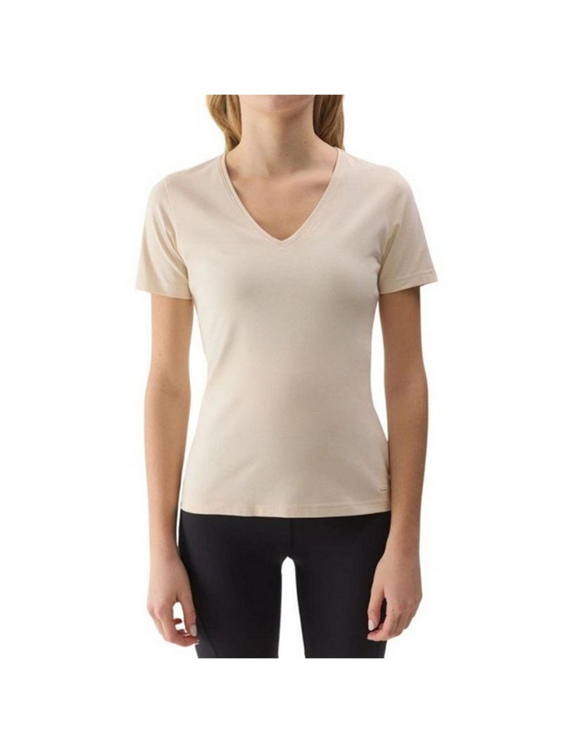 4F - T-shirt 4FWSS24TTSHF1359 Beige - Kiabi