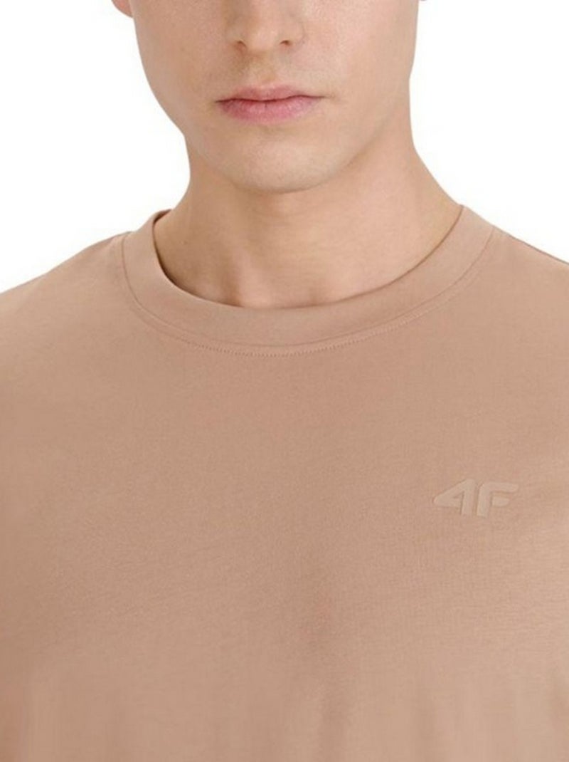 4F - T-shirt 4FWSS25TTSHM2074 Beige - Kiabi