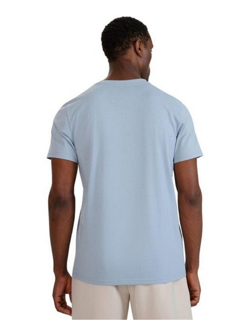 4F - T-shirt 4FWSS25TTSHM2074 Bleu - Kiabi