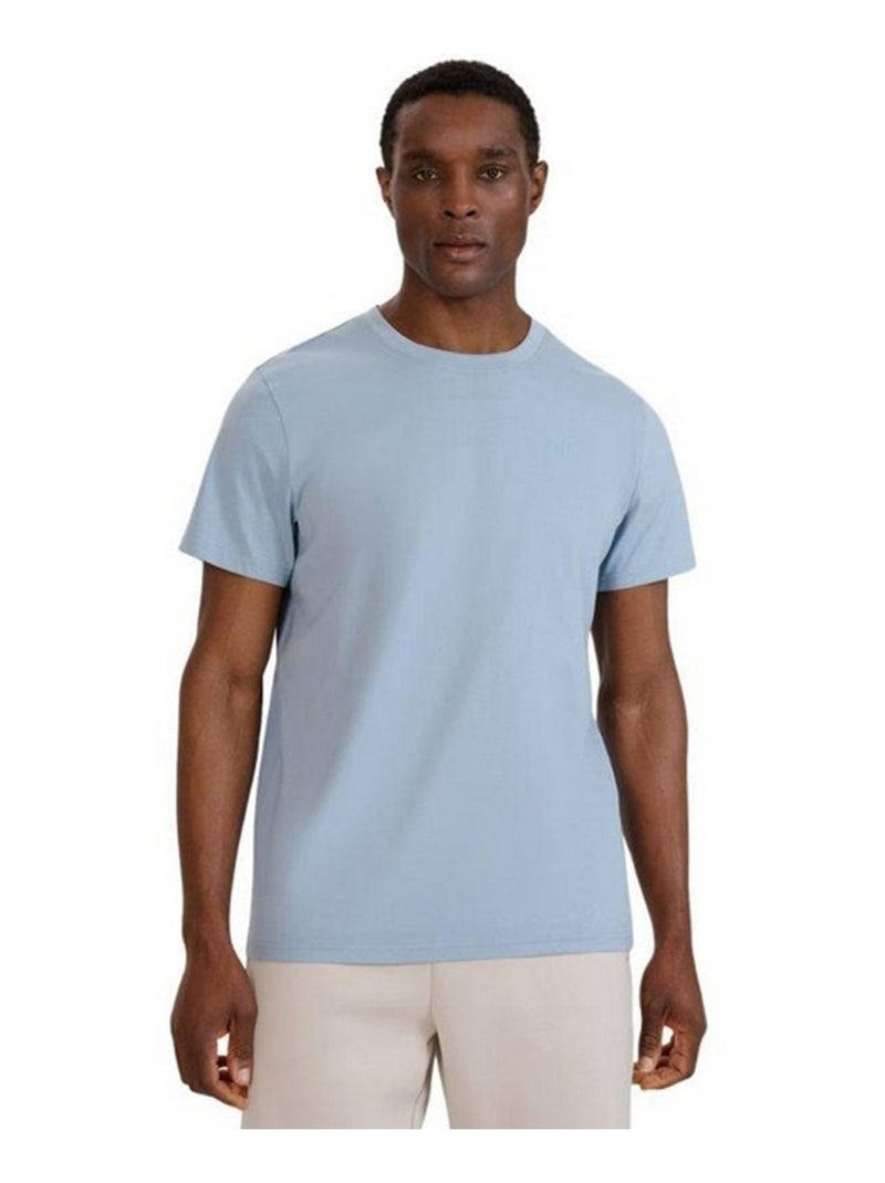 4F - T-shirt 4FWSS25TTSHM2074 Bleu - Kiabi