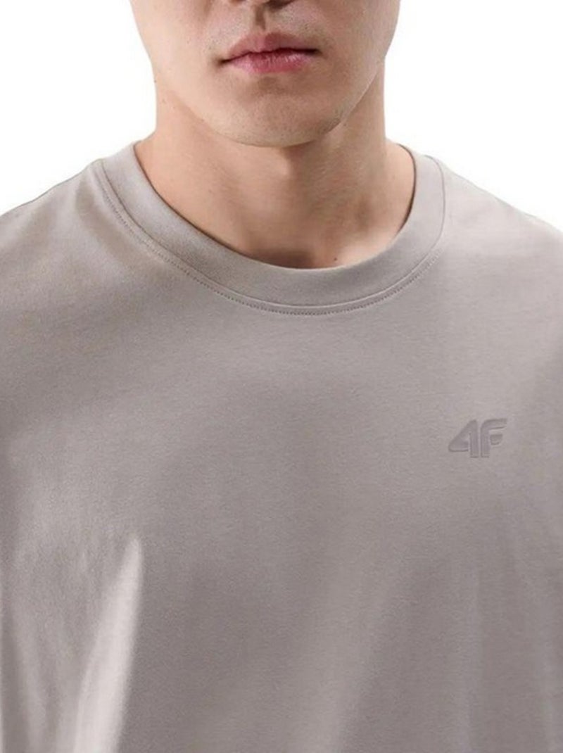 4F - T-shirt 4FWSS25TTSHM2074 Gris - Kiabi
