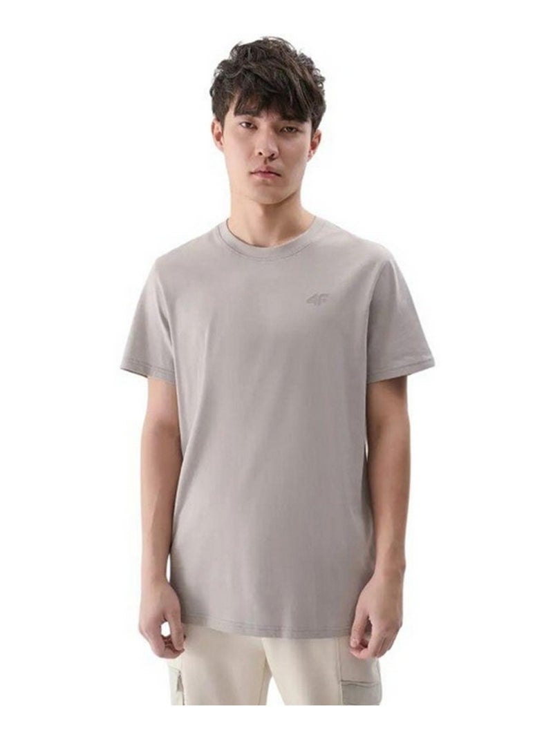 4F - T-shirt 4FWSS25TTSHM2074 Gris - Kiabi