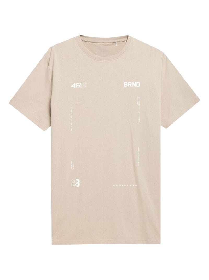 4F - T-shirt Beige - Kiabi