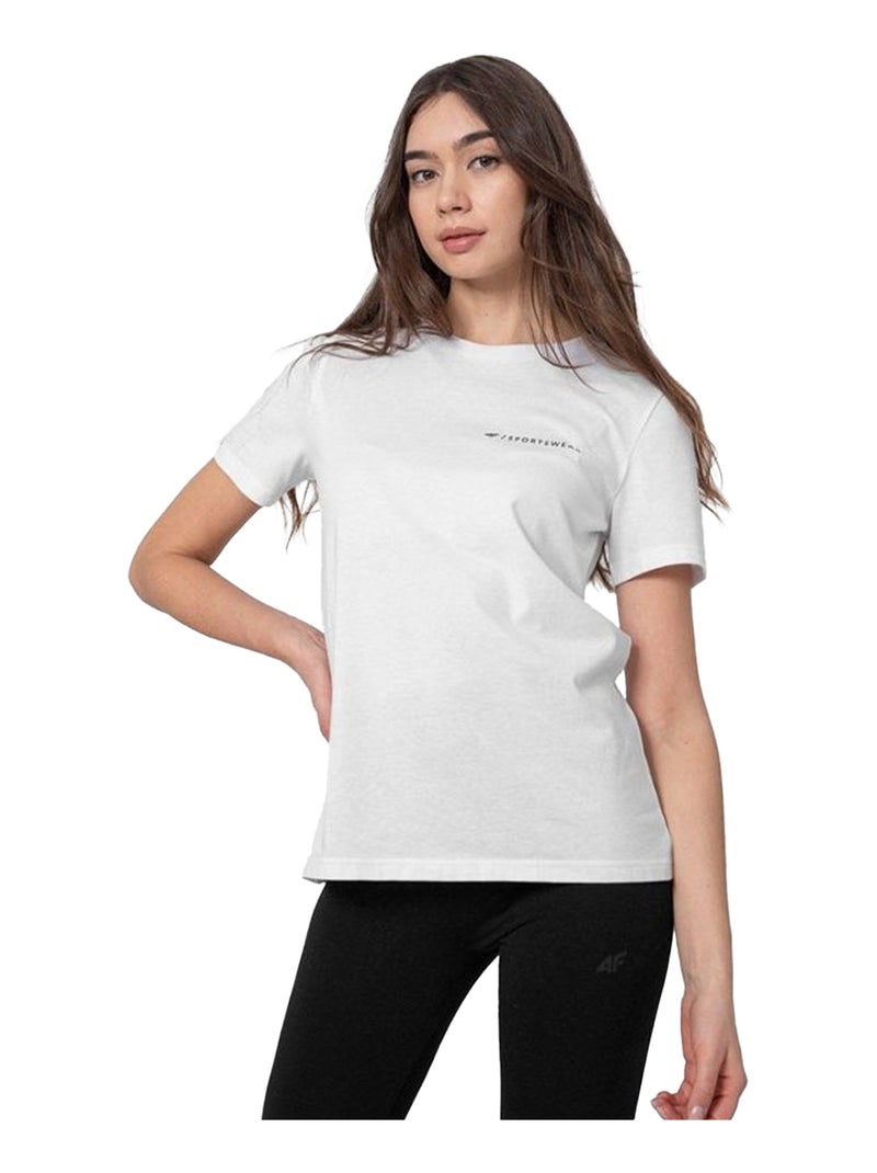 4F - T-shirt Blanc - Kiabi