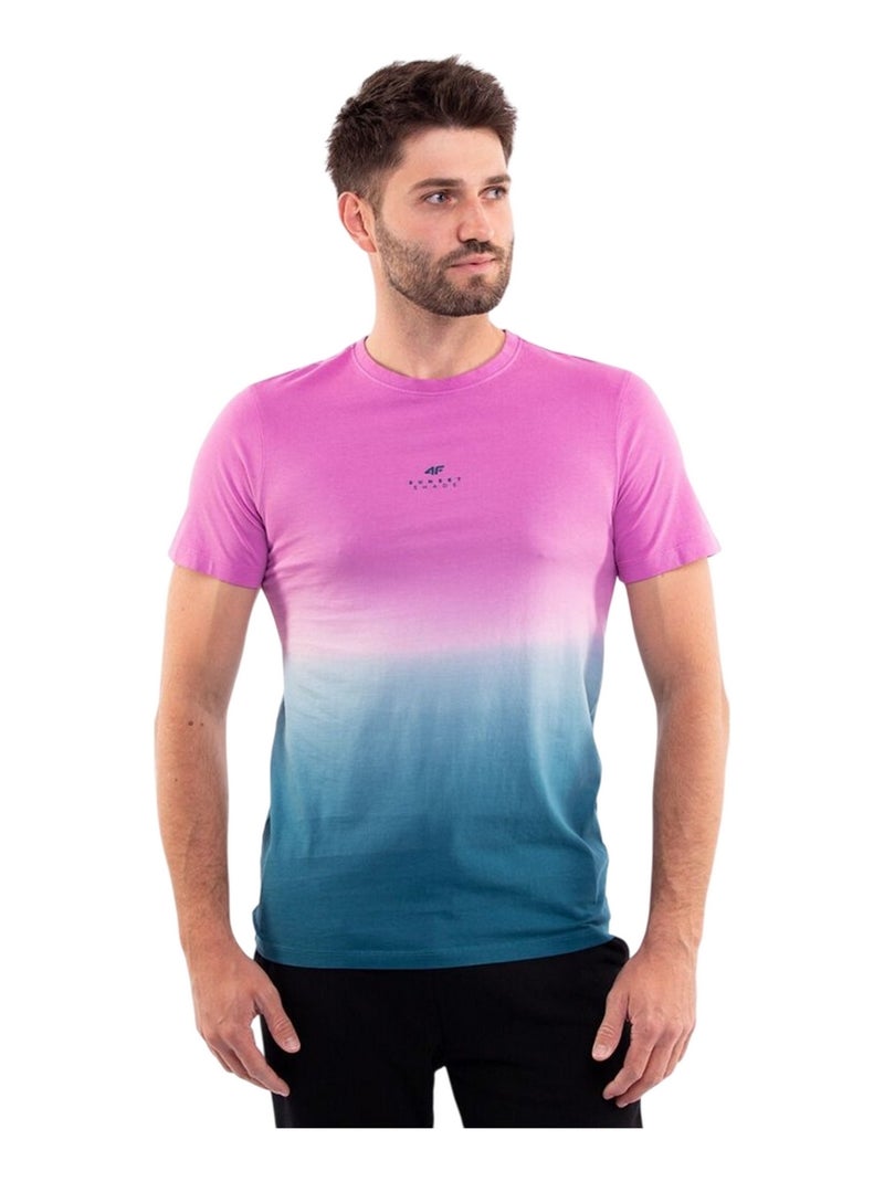 4F - T-shirt Bleu Violet - Kiabi