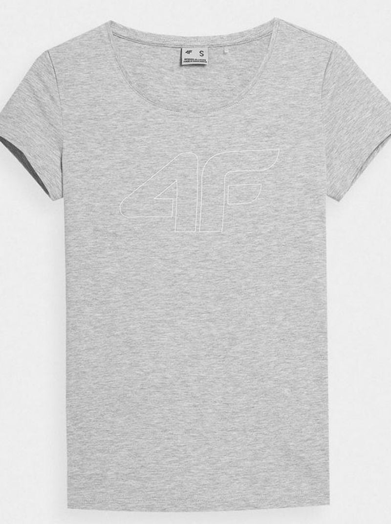 4F - T-shirt Gris - Kiabi