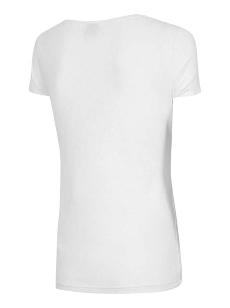 4F - T-shirt H4L22-TSD353 Blanc - Kiabi