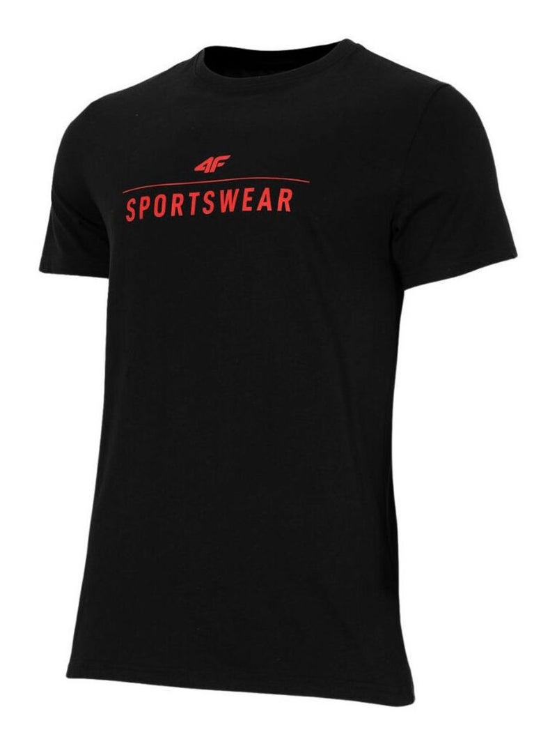 4F - T-shirt H4Z22 TSM354 23M Noir - Kiabi