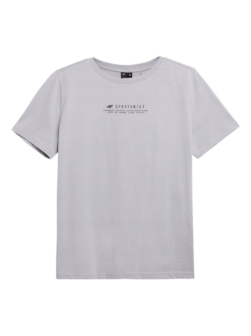 4F - T-shirt H4Z22TSD01927S Gris - Kiabi