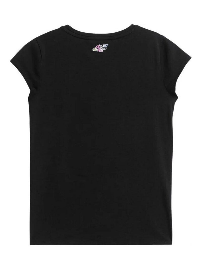 4F - T-shirt IT´S NEVER TOO LATE FOR A SUMMER Noir - Kiabi
