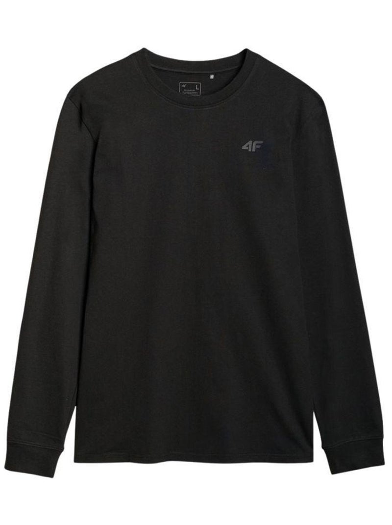 4F - T-shirt manches longues 4FWMM00TLONM432 Noir - Kiabi