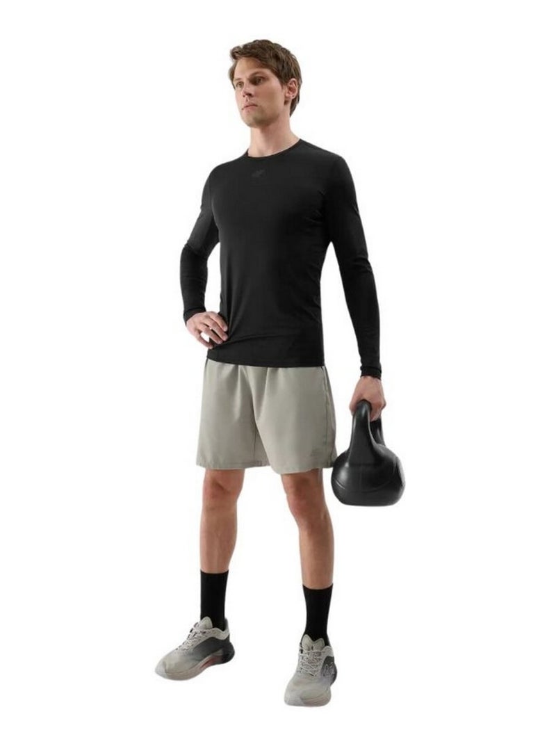 4F - T-shirt manches longues 4FWSS25TFLOM372 Noir - Kiabi