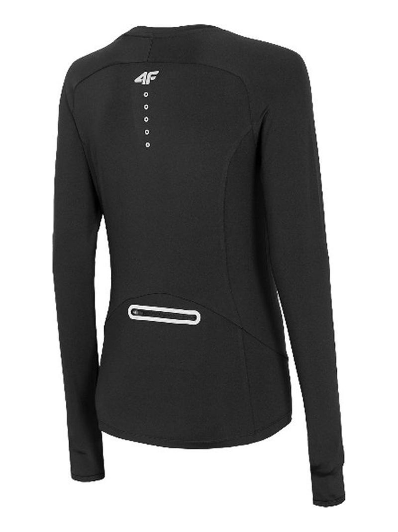 4F - T-shirt manches longues FUNCTIONAL Noir - Kiabi
