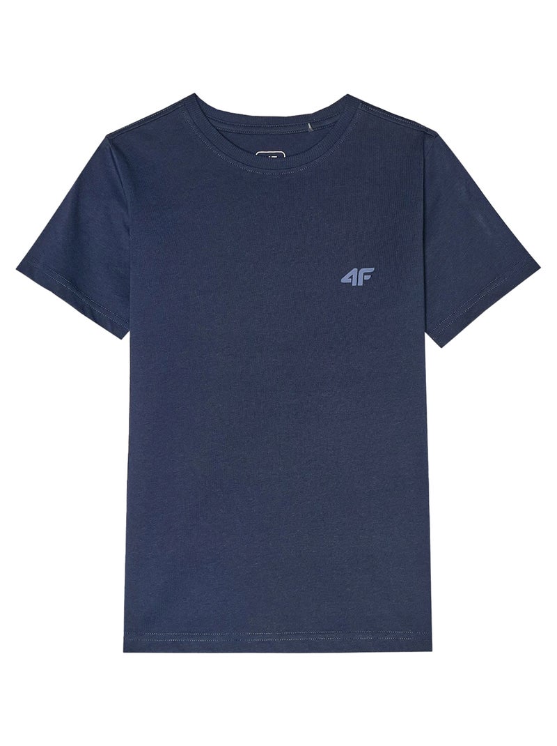 4F - T-shirt motif logo Bleu marine - Kiabi