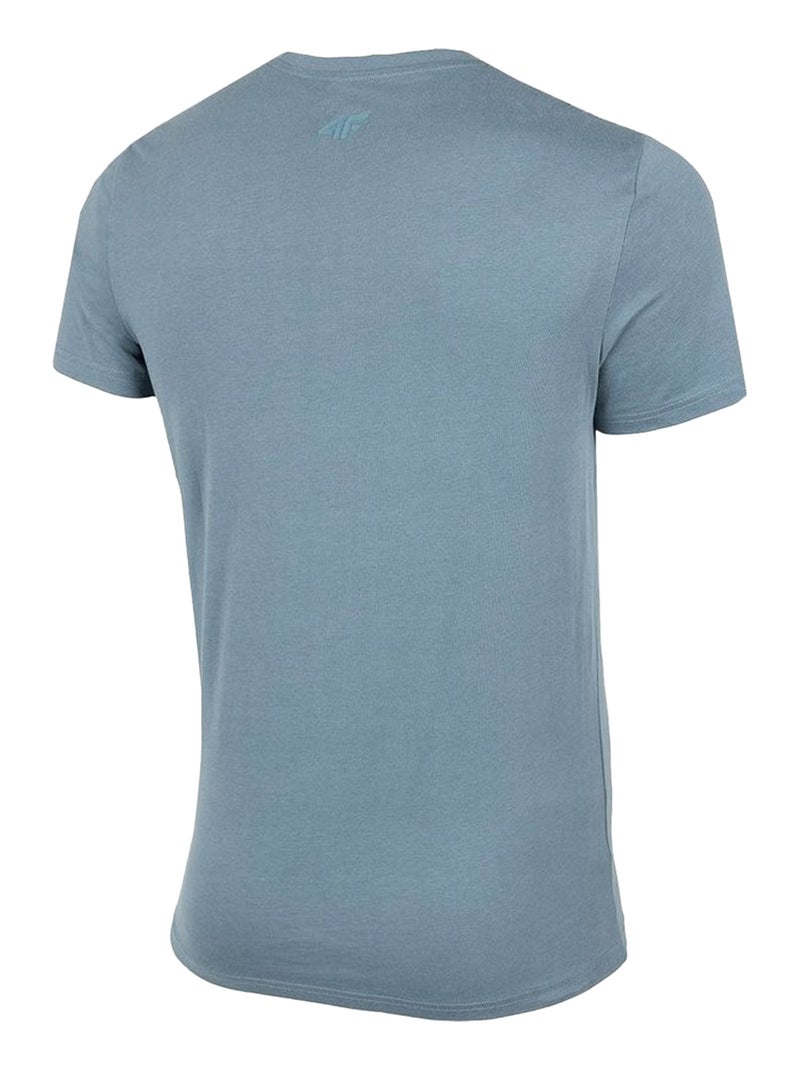 4F - T-shirt motif/style imprimé Bleu - Kiabi