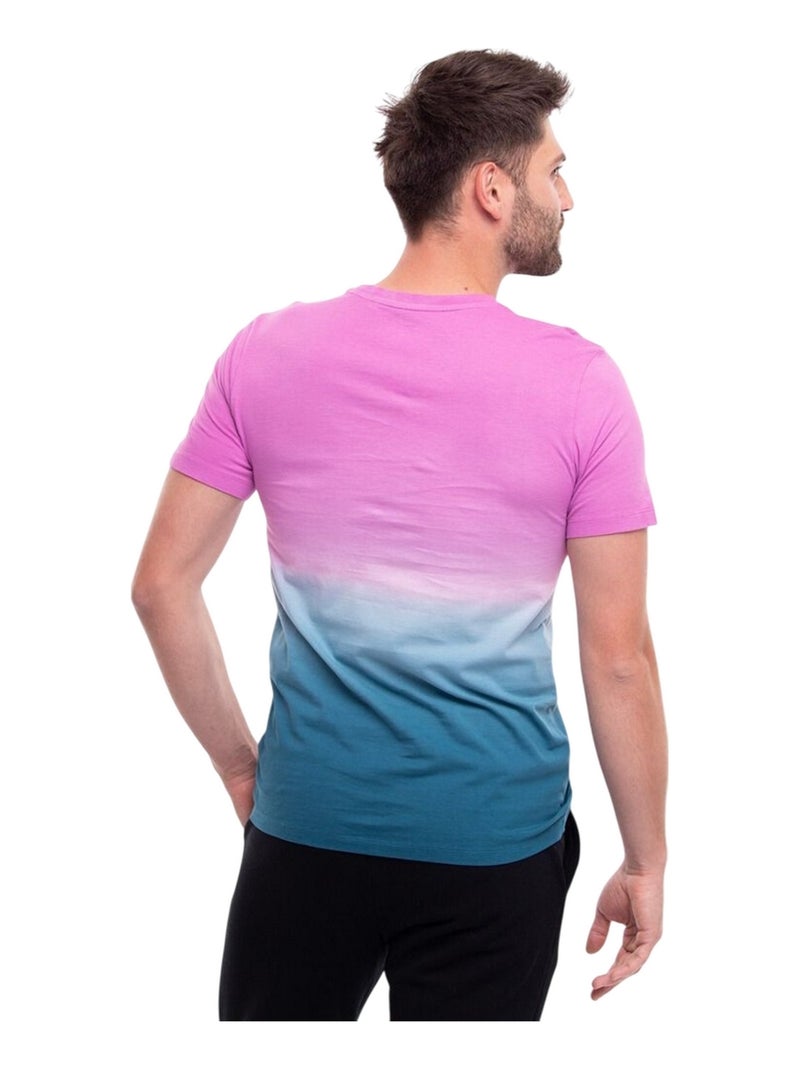 4F - T-shirt motif/style imprimé Bleu Violet - Kiabi