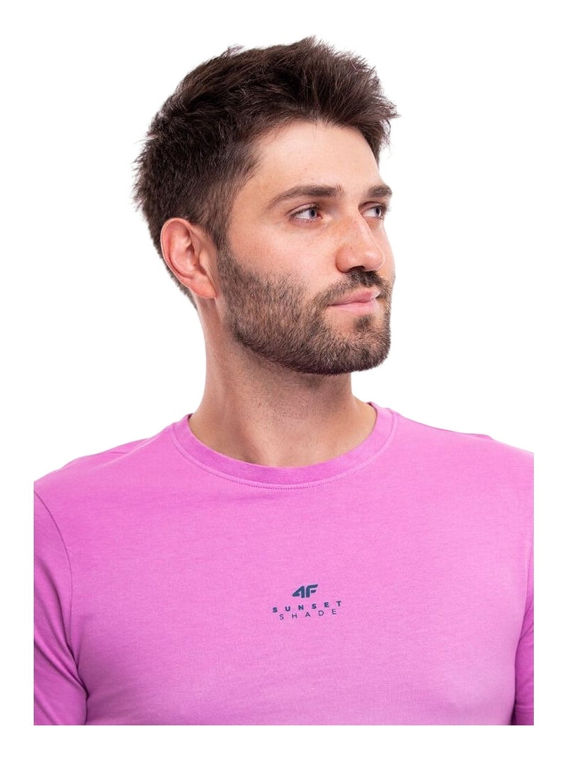 4F - T-shirt motif/style imprimé Bleu Violet - Kiabi