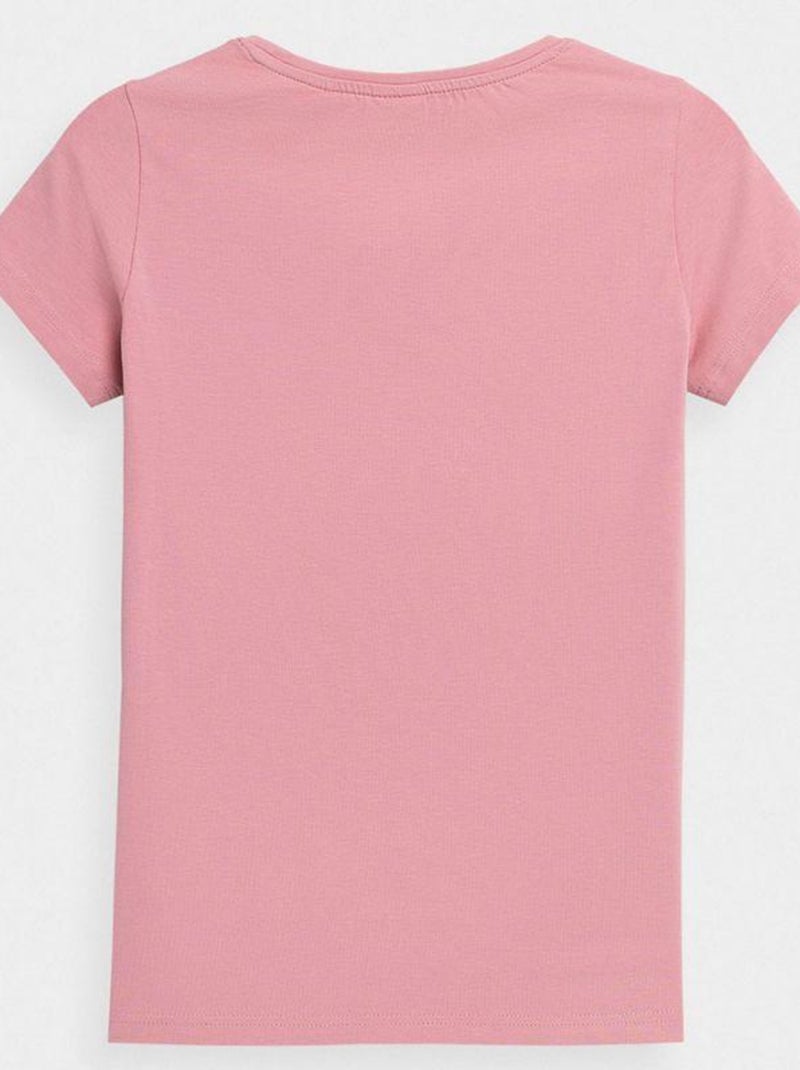 4F - T-shirt motif/style imprimé Rose - Kiabi