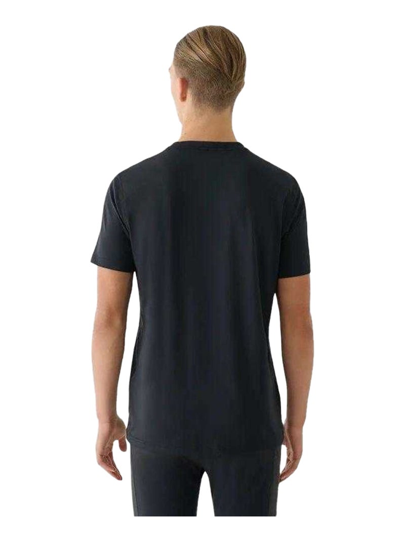 4F - T-shirt motif/style logo Noir - Kiabi