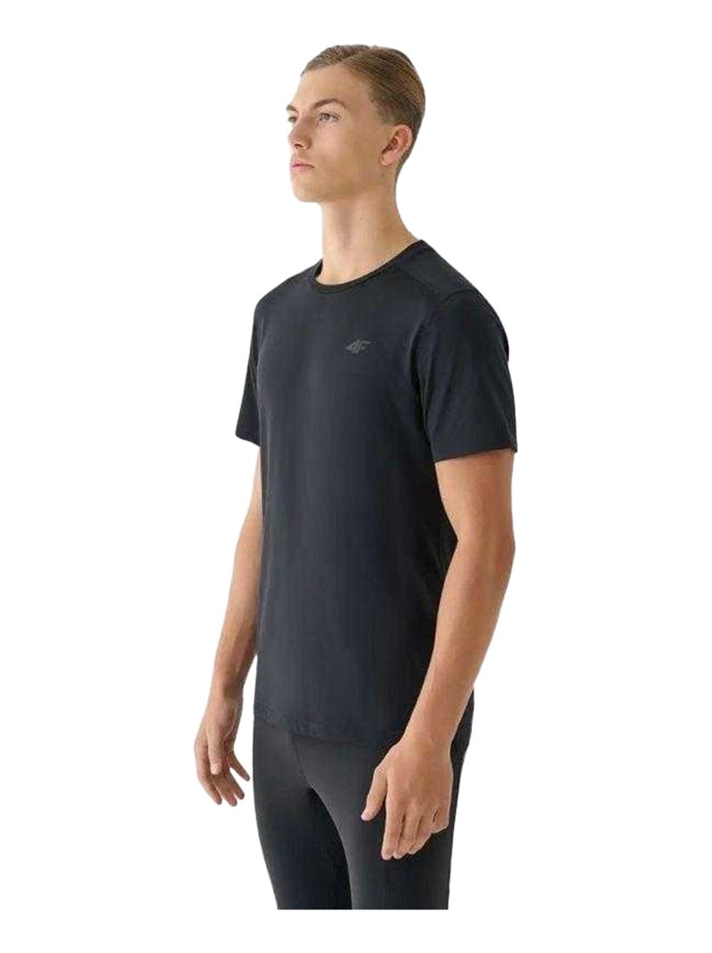 4F - T-shirt motif/style logo Noir - Kiabi