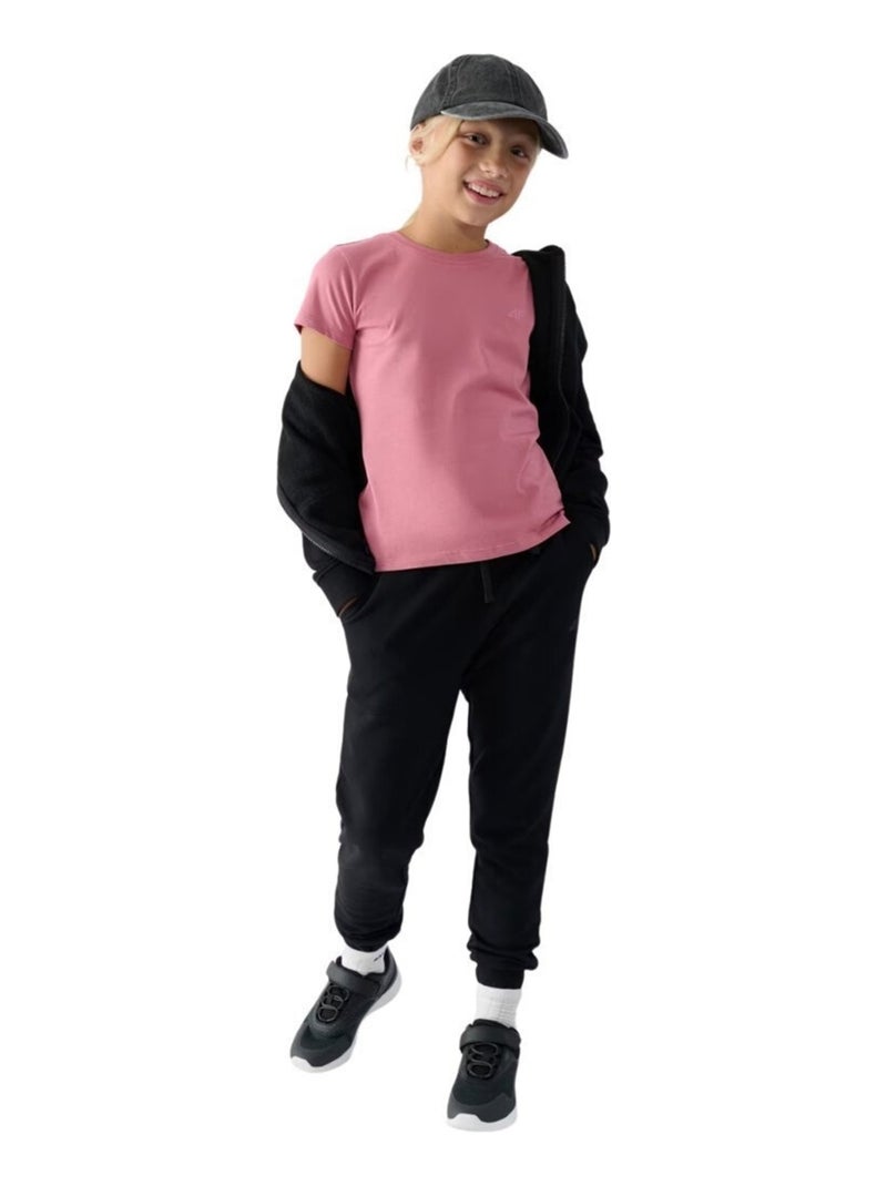 4F - T-shirt motif/style logo Rose - Kiabi