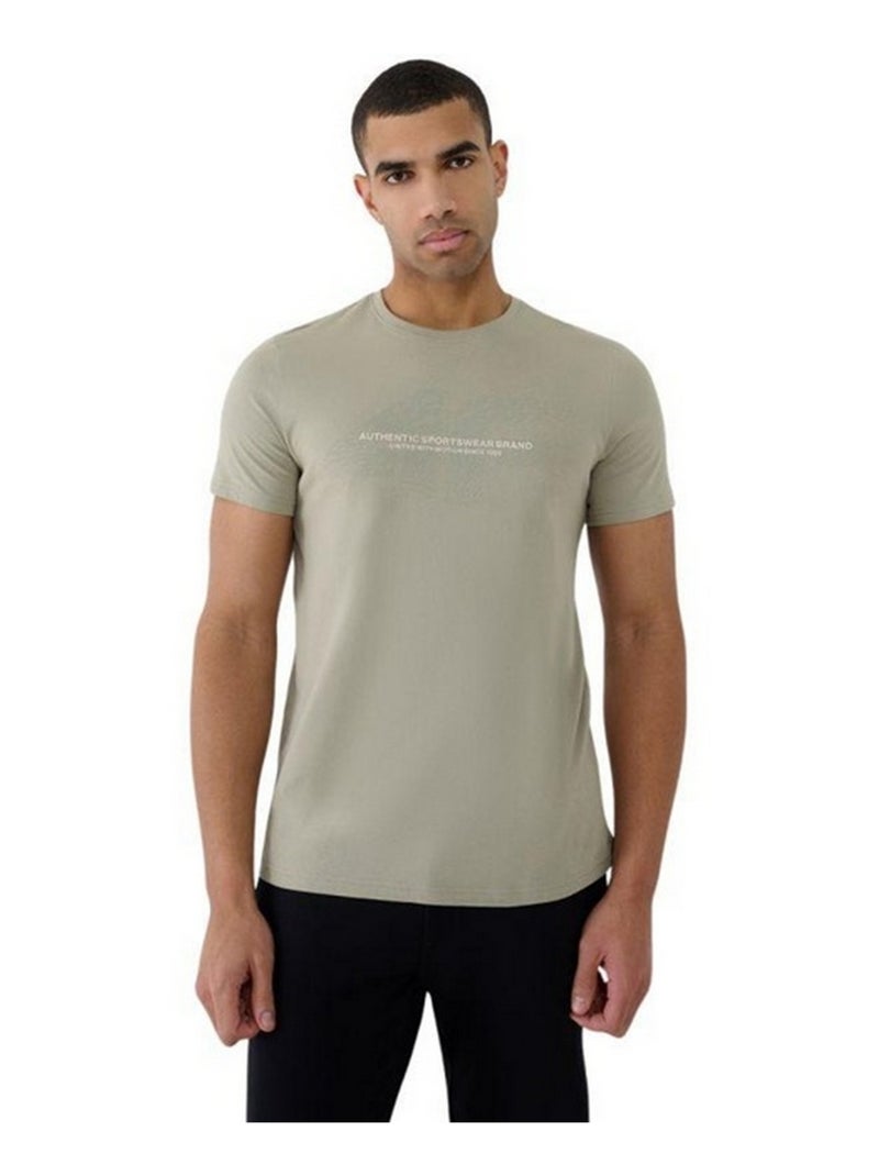 4F - T-shirt motif/style logo Vert - Kiabi