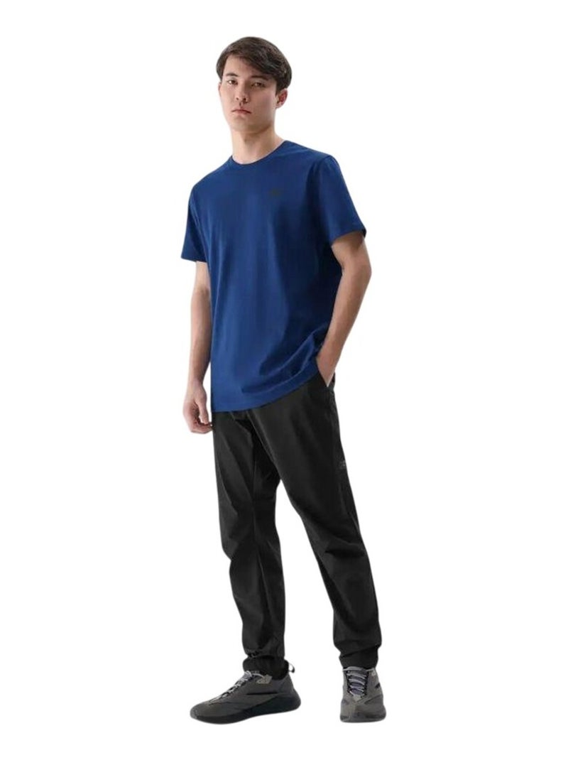 4F - T-shirt motif/style uni Bleu marine - Kiabi