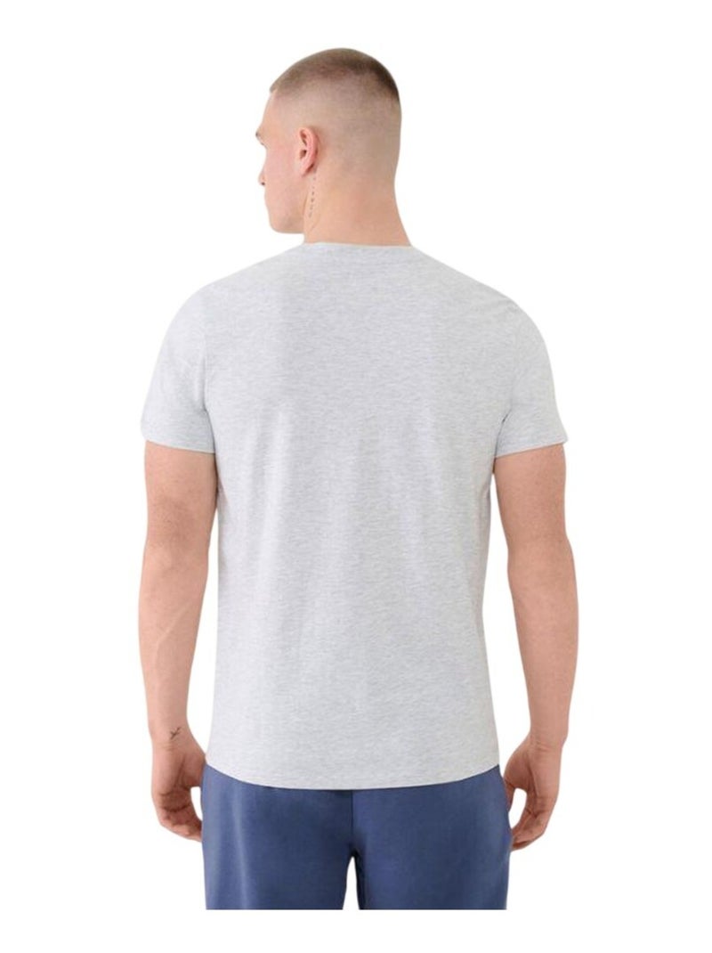 4F - T-shirt motif/style uni Gris - Kiabi