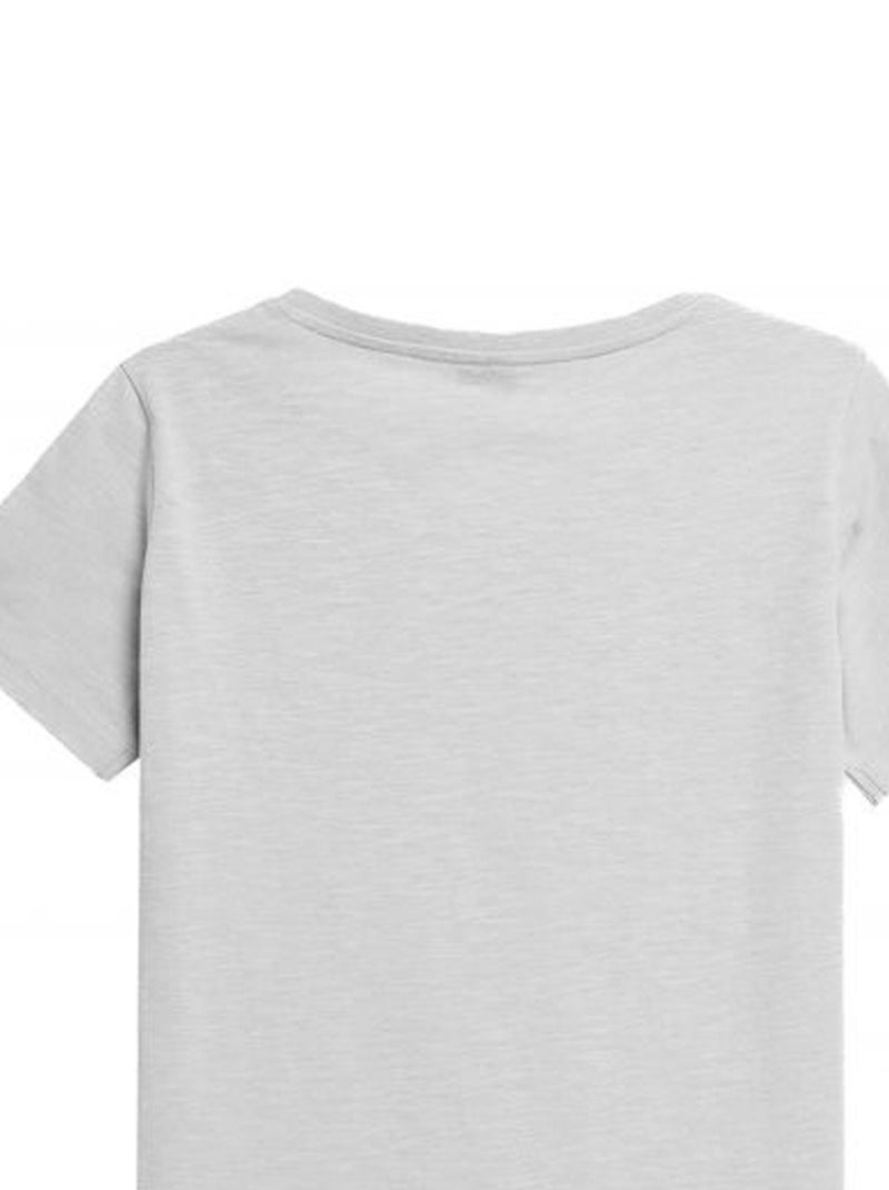4F - T-shirt motif/style uni Gris - Kiabi