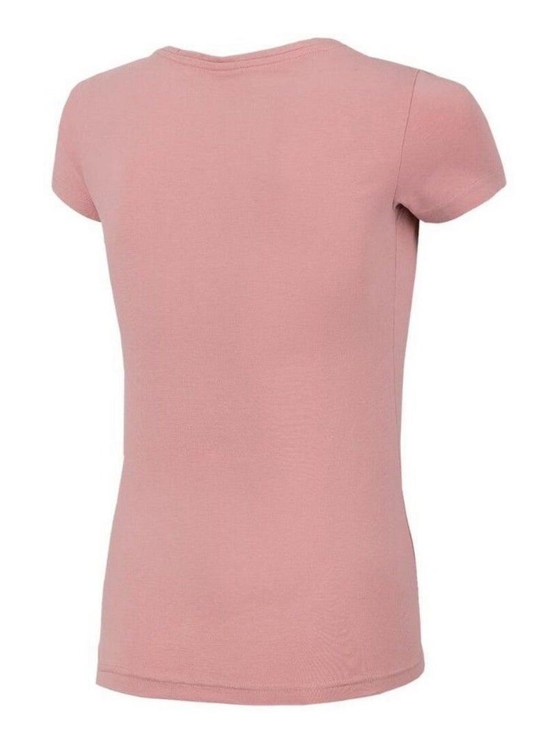 4F - T-shirt motif/style uni H4Z22 Rose - Kiabi