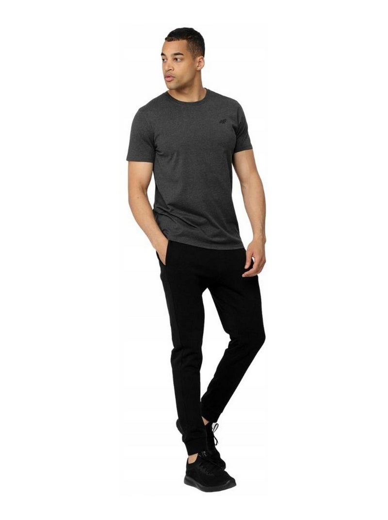 4F - T-shirt motif/style uni H4Z22-TSM352 23M Noir - Kiabi