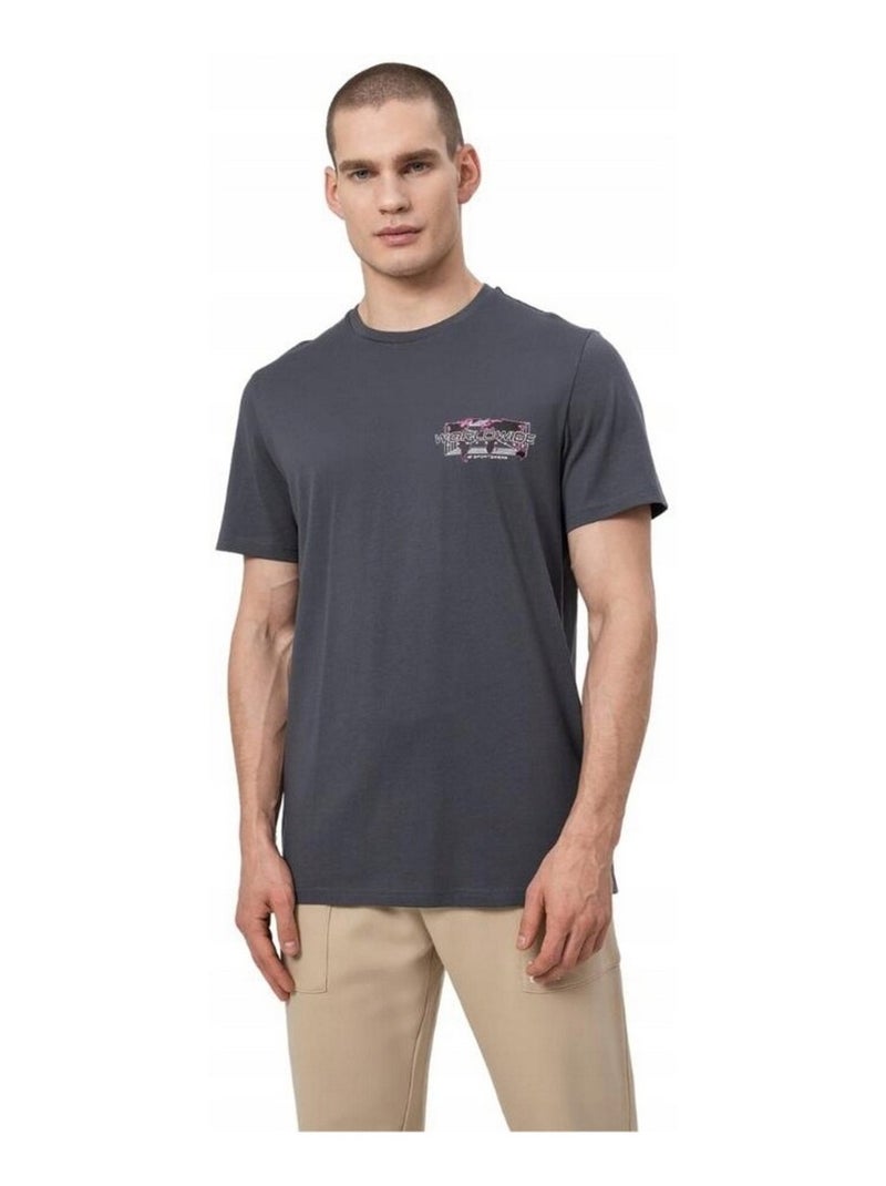 4F - T-shirt Noir Gris - Kiabi