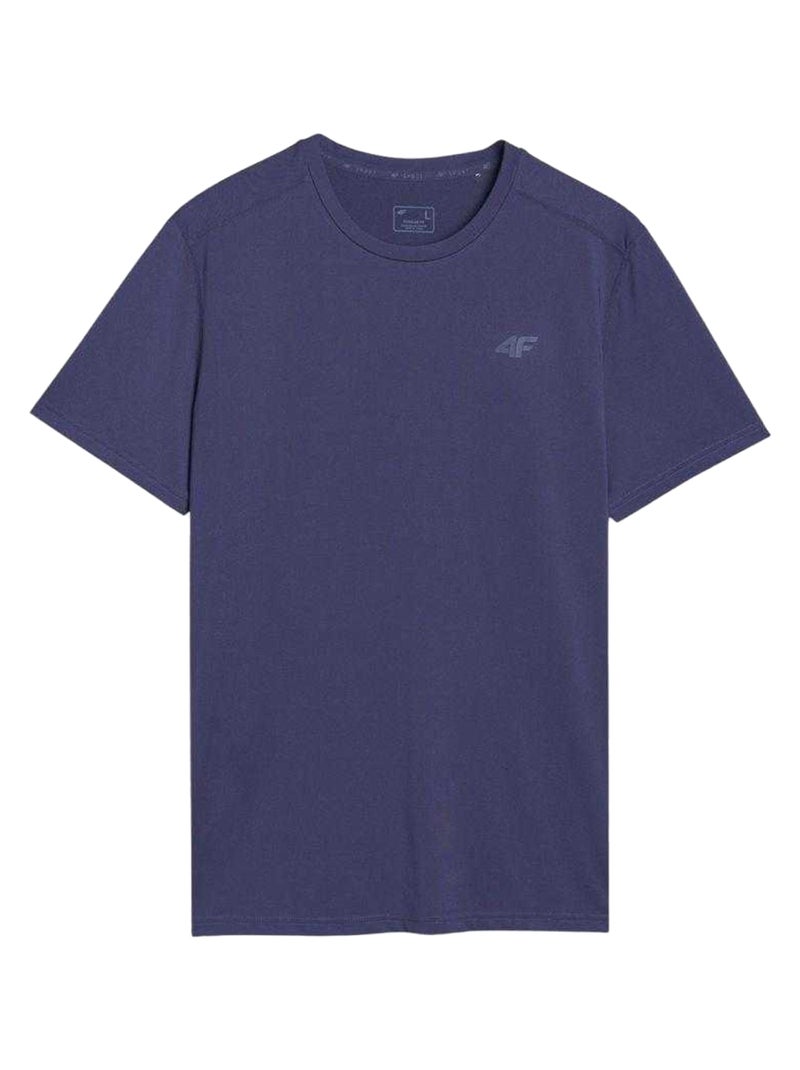 4F - T-shirt style Logo Bleu marine - Kiabi