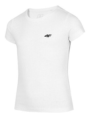4F - T-shirt uni manches courtes