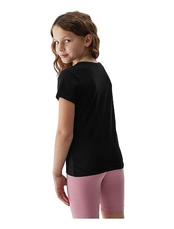 4F - T-shirt uni manches courtes