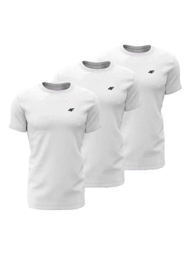 4F - T-shirts style Uni Blanc - Kiabi